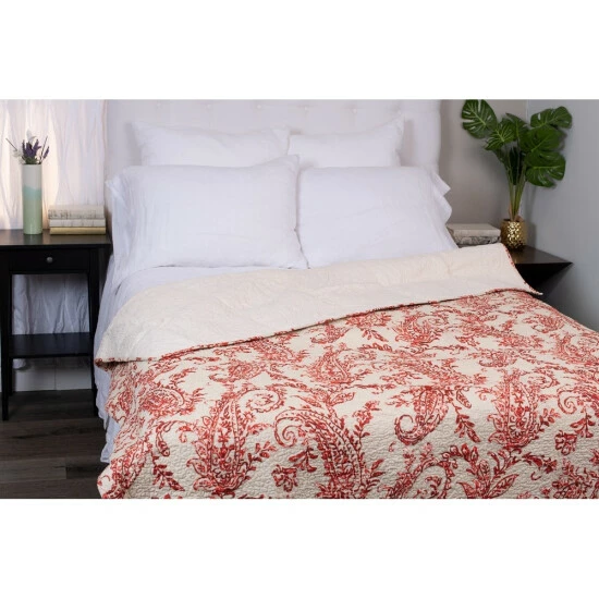 Wholesale π Cottage Home Orange Paisley Twin Quilt βοΈ 3 Wholesale π Cottage Home Orange Paisley Twin Quilt βοΈ
