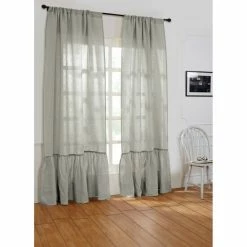 Cheapest 👍 Cottage Home Caprisa Linen Curtain Panel Ivory 💯 -Cottage Home Shop unnamed file 1007
