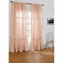 Cheapest 👍 Cottage Home Caprisa Linen Curtain Panel Ivory 💯 -Cottage Home Shop unnamed file 1010