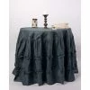 Cheap 🥰 Cottage Home Petite Ruffle Linen Round Tablecloth Steel Blue 👍 -Cottage Home Shop unnamed file 1015