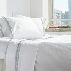 Best Pirce ✨ Cottage Home Petite Ruffle Sea Glass Sheet Set 🥰