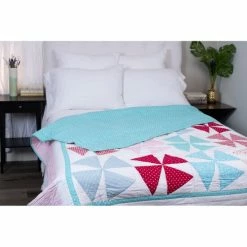 Outlet 😍 Cottage Home Piers Multicolor Cotton Twin Quilt 🛒