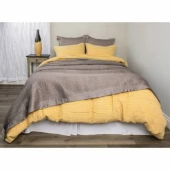 Best deal 🔥 Cottage Home Christie Ash Grey Viscose & Cotton Quilt Or Pillow Sham 🎉