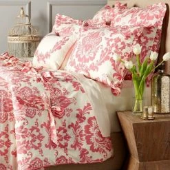 Budget ❤️ Cottage Home Dacian Duvet Cover Coral 👍 -Cottage Home Shop unnamed file 105