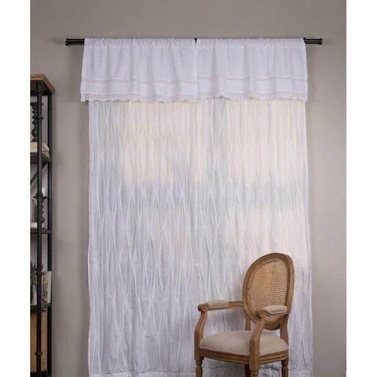 Best reviews of ❤️ Cottage Home Cotton Crochet Rod Pocket Valance White ✨ 4 Best reviews of ❤️ Cottage Home Cotton Crochet Rod Pocket Valance White ✨ - Image 2