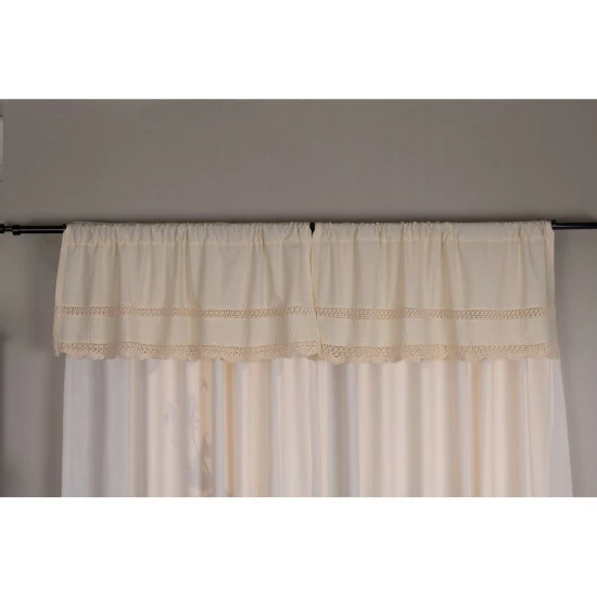 Best reviews of ❤️ Cottage Home Cotton Crochet Rod Pocket Valance White ✨ 5 Best reviews of ❤️ Cottage Home Cotton Crochet Rod Pocket Valance White ✨ - Image 3