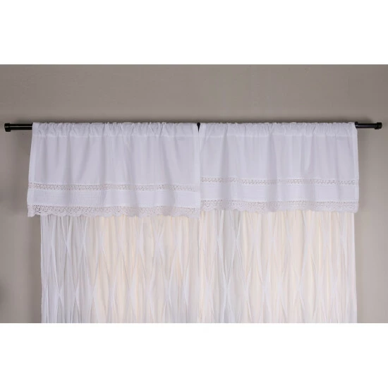 Best reviews of ❤️ Cottage Home Cotton Crochet Rod Pocket Valance White ✨ 6 Best reviews of ❤️ Cottage Home Cotton Crochet Rod Pocket Valance White ✨ - Image 4