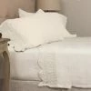 Best Sale 🌟 Cottage Home Evelyn Ivory Linen Crochet Sheet Set 🎉