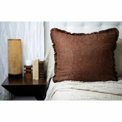 Flash Sale 💯 Cottage Home Multicolor Jamawar Euro Throw Pillow Cc668es-02 🔔 -Cottage Home Shop unnamed file 1150