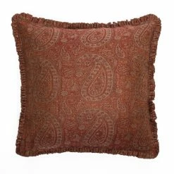 Flash Sale 💯 Cottage Home Multicolor Jamawar Euro Throw Pillow Cc668es-02 🔔 -Cottage Home Shop unnamed file 1151