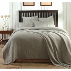 Coupon ⌛ Cottage Home Gane Knitted Cotton Coverlet Grey 😀
