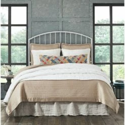 Deals 💯 Cottage Home Christie Oyster Viscose & Cotton Quilt Or Pillow Sham ⭐