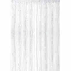 Cheap 😉 Cottage Home White Ruffled Luxury Cotton 42 X 96 Single Curtain Panel - 42 X 96 🔥