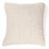Outlet ✨ Cottage Home Allie Ivory Cotton Velvet Decorative Throw Pillow 😍