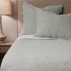 Wholesale 😀 Cottage Home Brady Quilt Sage Green 🧨
