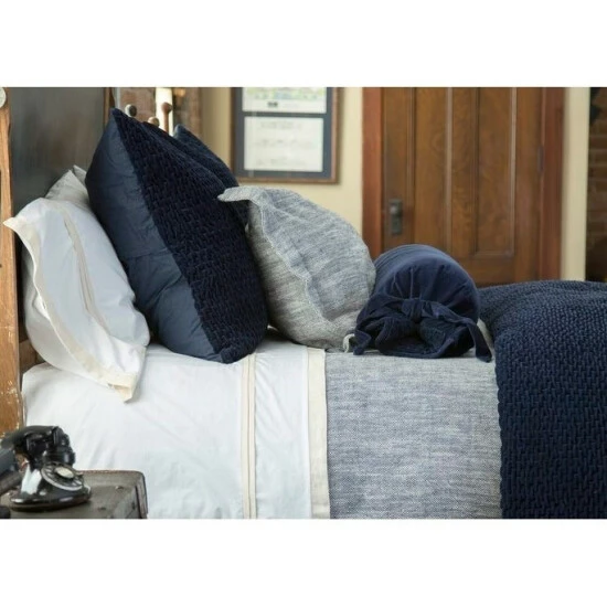 Brand new π Cottage Home Jonathan Blue Cotton Linen Pillow Sham π― 4 Brand new π Cottage Home Jonathan Blue Cotton Linen Pillow Sham π― - Image 2