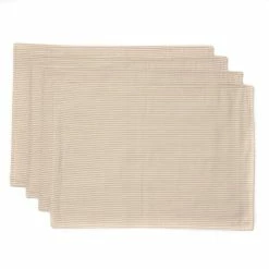 Coupon 🔔 Cottage Home Cape Cod Stripe Cotton 14 X 20 Placemats (Case Of 4) 🔔