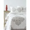 Cheapest ✔️ Cottage Home Candace Cotton Grey Quilt Set 🔥