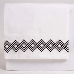 Best Sale 🔔 Cottage Home Malfia Asphalt Cotton Sateen Embroidered Sheet Set 💯