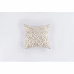Buy ❤️ Cottage Home Ivory & Beige Sequin Cotton Throw Pillow 👍