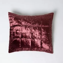 Brand new 🧨 Cottage Home Grednar Merlot Cotton Velvet Quilt Or Pillow Sham 🌟 -Cottage Home Shop unnamed file 1395
