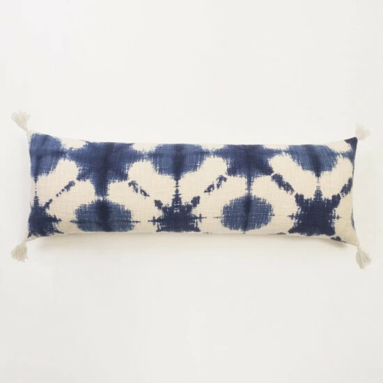 Budget β¨ Cottage Home Gradielle Blue White Cotton Extra Long Bolster Pillow 𧨠3 Budget β¨ Cottage Home Gradielle Blue White Cotton Extra Long Bolster Pillow π§¨