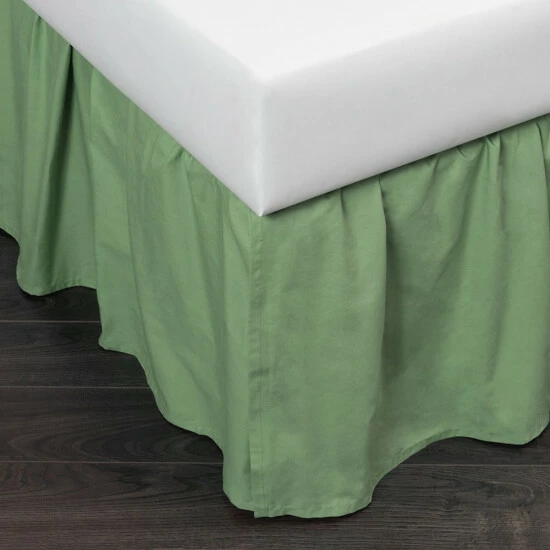 Deals π Cottage Home Green Brighton Cotton 24-inch Drop 3 Piece Tuck In Bed π Skirt π₯° 3 Deals π Cottage Home Green Brighton Cotton 24-inch Drop 3 Piece Tuck In Bed π Skirt π₯°