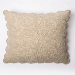 Wholesale 🌟 Cottage Home Brady Natural Color Linen Quilt Or Pillow Sham 🔔 -Cottage Home Shop unnamed file 143