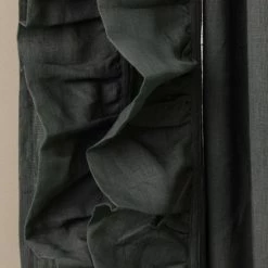 Brand new 🌟 Cottage Home Linen Ruffled Curtain Panel Pair Brown ✔️ -Cottage Home Shop unnamed file 1434