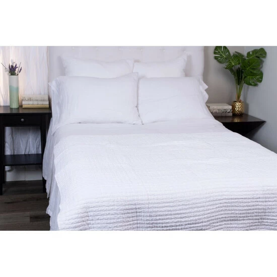 Cheapest π Cottage Home Cathalin White Linen Throw π 3 Cheapest π Cottage Home Cathalin White Linen Throw π