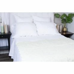 Best Pirce 🎉 Cottage Home Aurore Sage Green Cotton Throw 🥰