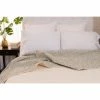 Hot Sale 👏 Cottage Home Ivory Floral Cotton Reversible King Quilt ⌛