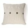 New 🥰 Cottage Home Michaela Natural Knitted Decorative Pillow 😀