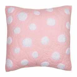 Best Sale 🛒 Cottage Home Laila Soft Pink Dot 16 Inch Throw Pillow 🌟 -Cottage Home Shop unnamed file 1569