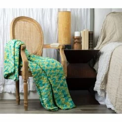 Best Pirce 🛒 Cottage Home Maddison Wool Acrylic Blend Throw Blanket Sunset 😀 -Cottage Home Shop unnamed file 1577