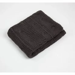 Discount ⌛ Cottage Home Mike Steel Grey Cotton Knitted Coverlet Or Pillow Sham 🎉 -Cottage Home Shop unnamed file 1603