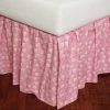 Coupon ❤️ Cottage Home Angelee Pink Cotton Floral Bed 👗 Skirt 💯