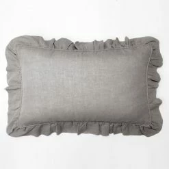 Deals ⭐ Cottage Home Liso Lumbar Pillow Platinum Grey 😍 -Cottage Home Shop unnamed file 163