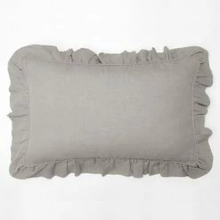 Deals ⭐ Cottage Home Liso Lumbar Pillow Platinum Grey 😍 -Cottage Home Shop unnamed file 165