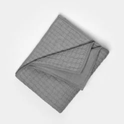 Best Pirce ⭐ Cottage Home Katarina Neutral Grey Linen Quilt 💯