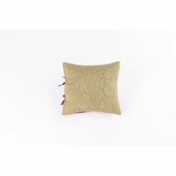 New 🥰 Cottage Home Gold Floral Stitched Throw Pillow 💯