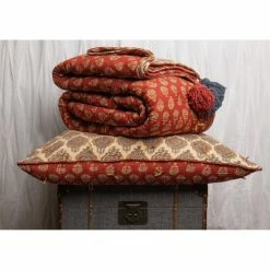 Best deal 🥰 Cottage Home Riam Claret Cotton Modal Quilt Or Pillow Shams 😉