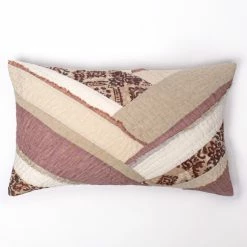 Flash Sale 🧨 Cottage Home Dwayne Multicolor Cotton Patchwork Pillow Sham ✔️ -Cottage Home Shop unnamed file 1699