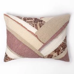 Flash Sale 🧨 Cottage Home Dwayne Multicolor Cotton Patchwork Pillow Sham ✔️ -Cottage Home Shop unnamed file 1700