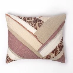 Flash Sale 🧨 Cottage Home Dwayne Multicolor Cotton Patchwork Pillow Sham ✔️ -Cottage Home Shop unnamed file 1701
