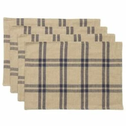Deals 🥰 Cottage Home Leo Placemats Set Of 4 Blue 🎉