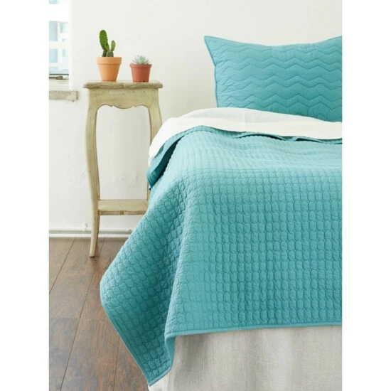 Best reviews of π Cottage Home Isacar Linen Cotton Turquoise Quilt βοΈ 5 Best reviews of π Cottage Home Isacar Linen Cotton Turquoise Quilt βοΈ - Image 3