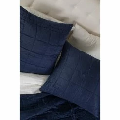 Best Pirce 👏 Cottage Home Cass Indigo Cotton Standard Pillow Sham 🔔 -Cottage Home Shop unnamed file 1753