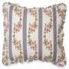 Buy ✨ Cottage Home Anniee Floral Blue Stripe Cotton 18 Inch Throw Pillow 😍 -Cottage Home Shop unnamed file 1780