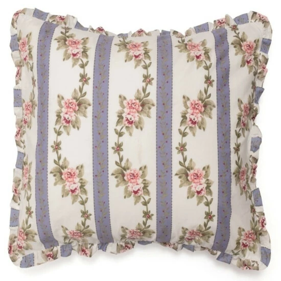 Buy β¨ Cottage Home Anniee Floral Blue Stripe Cotton 18 Inch Throw Pillow π 3 Buy β¨ Cottage Home Anniee Floral Blue Stripe Cotton 18 Inch Throw Pillow π